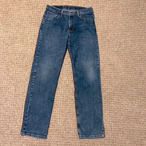 Wrangler Men’s 30 x 30 Straight Fit Blue Denim Jeans - Picture 10 of 11